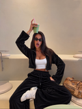 Velisse Crop Set Μαύρο