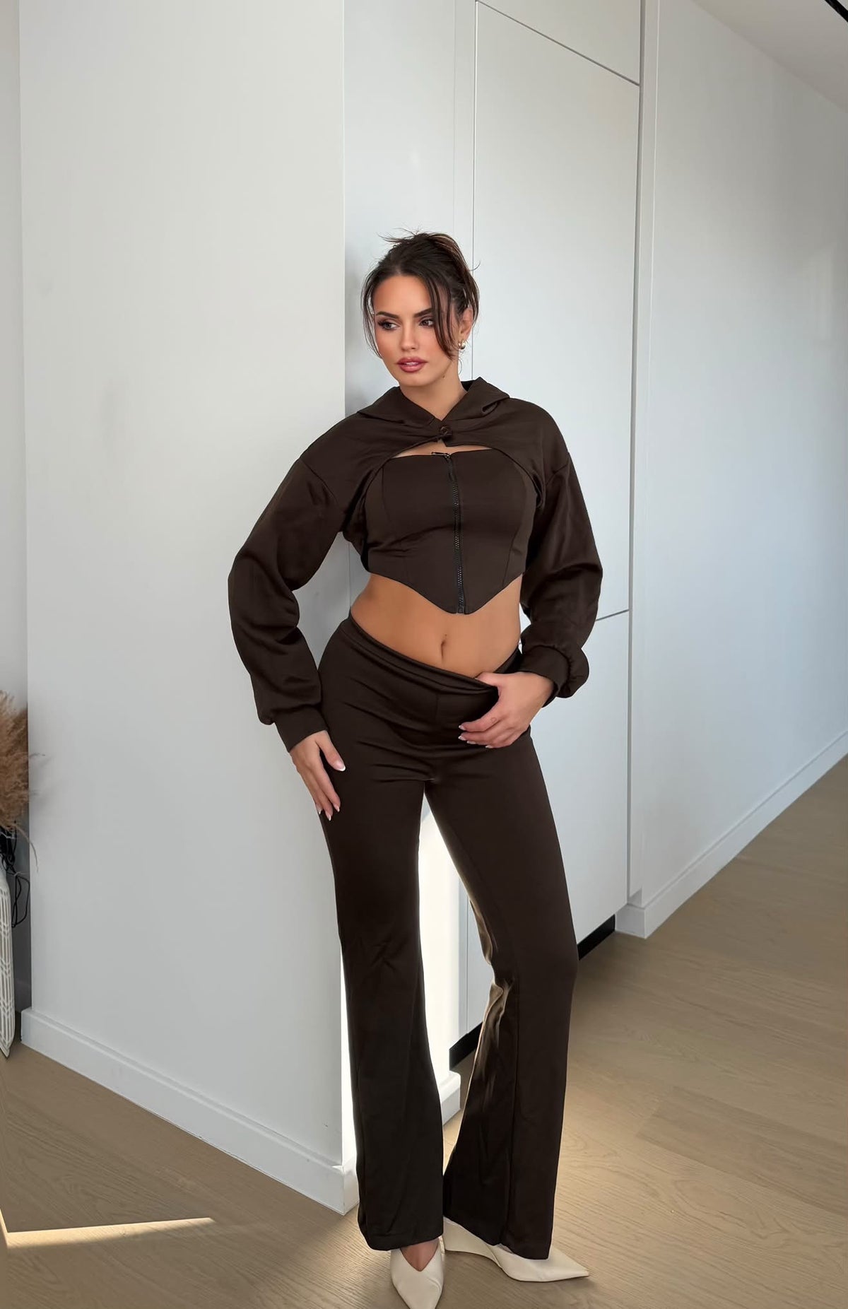 Monroe Set Καφέ