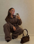 Mila Jean Set Καφέ