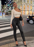 Push Up Ρουφήχτρα Leather Pants