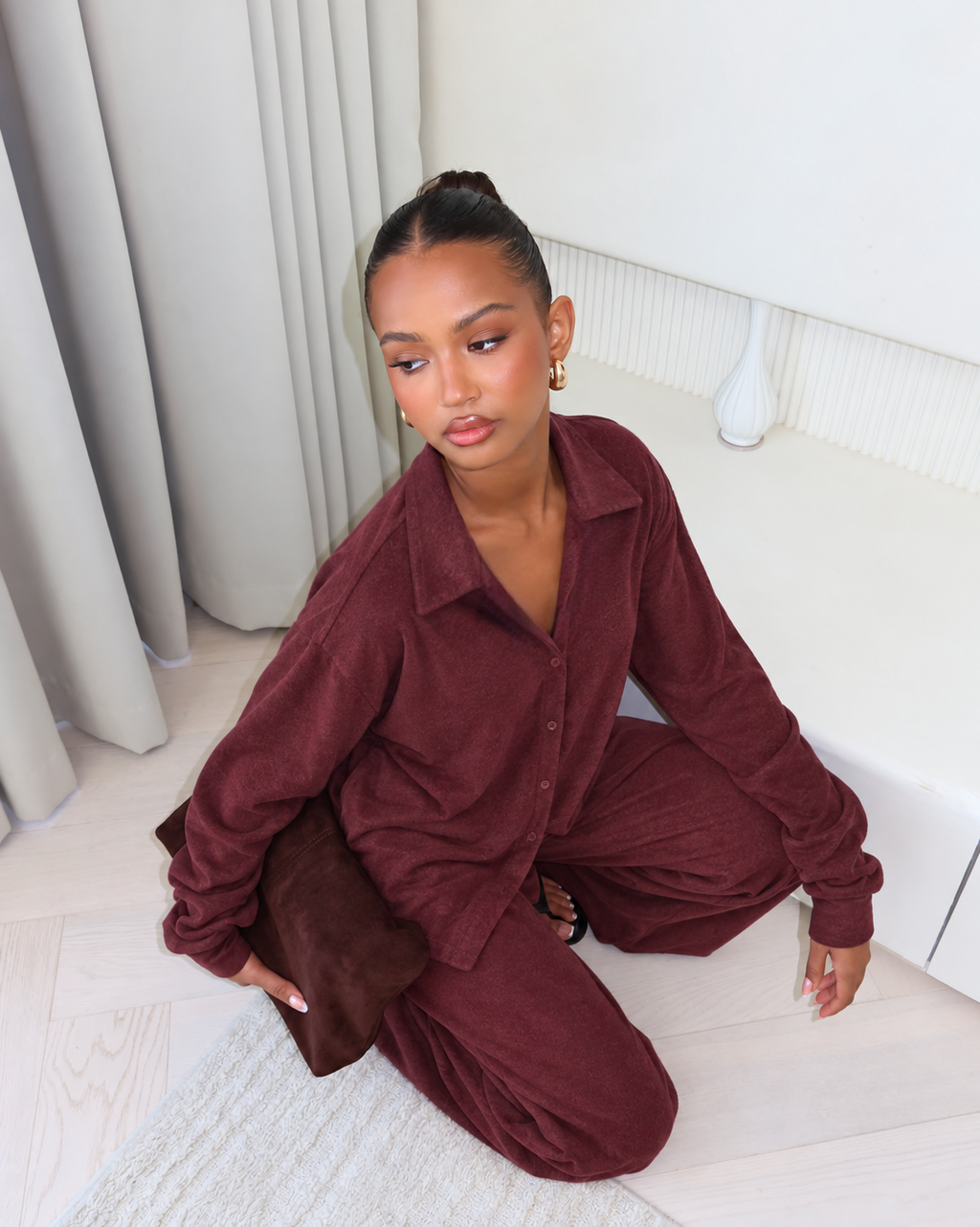 Cozy Set Μπορντό