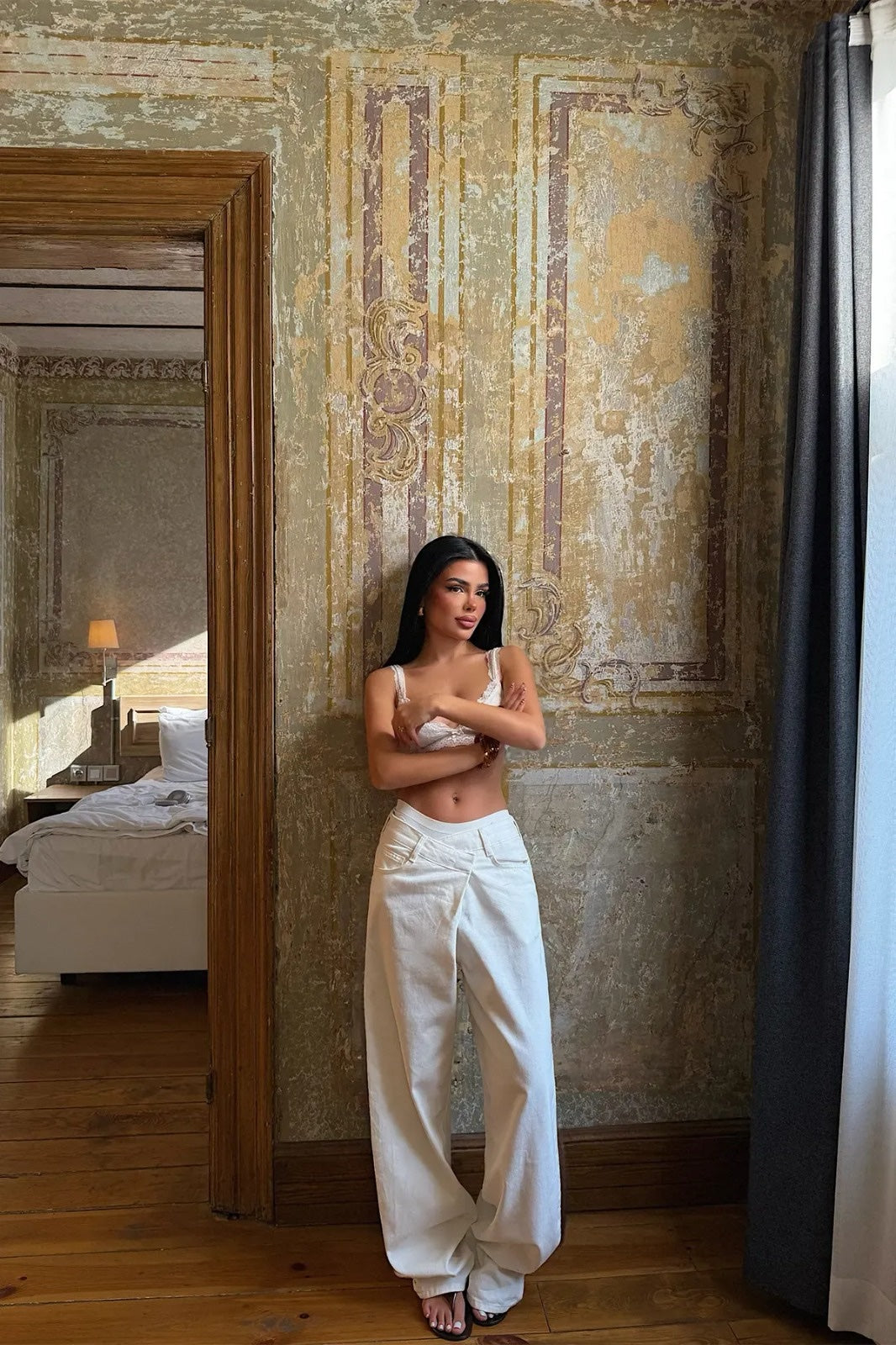 Monica Jeans Λευκό