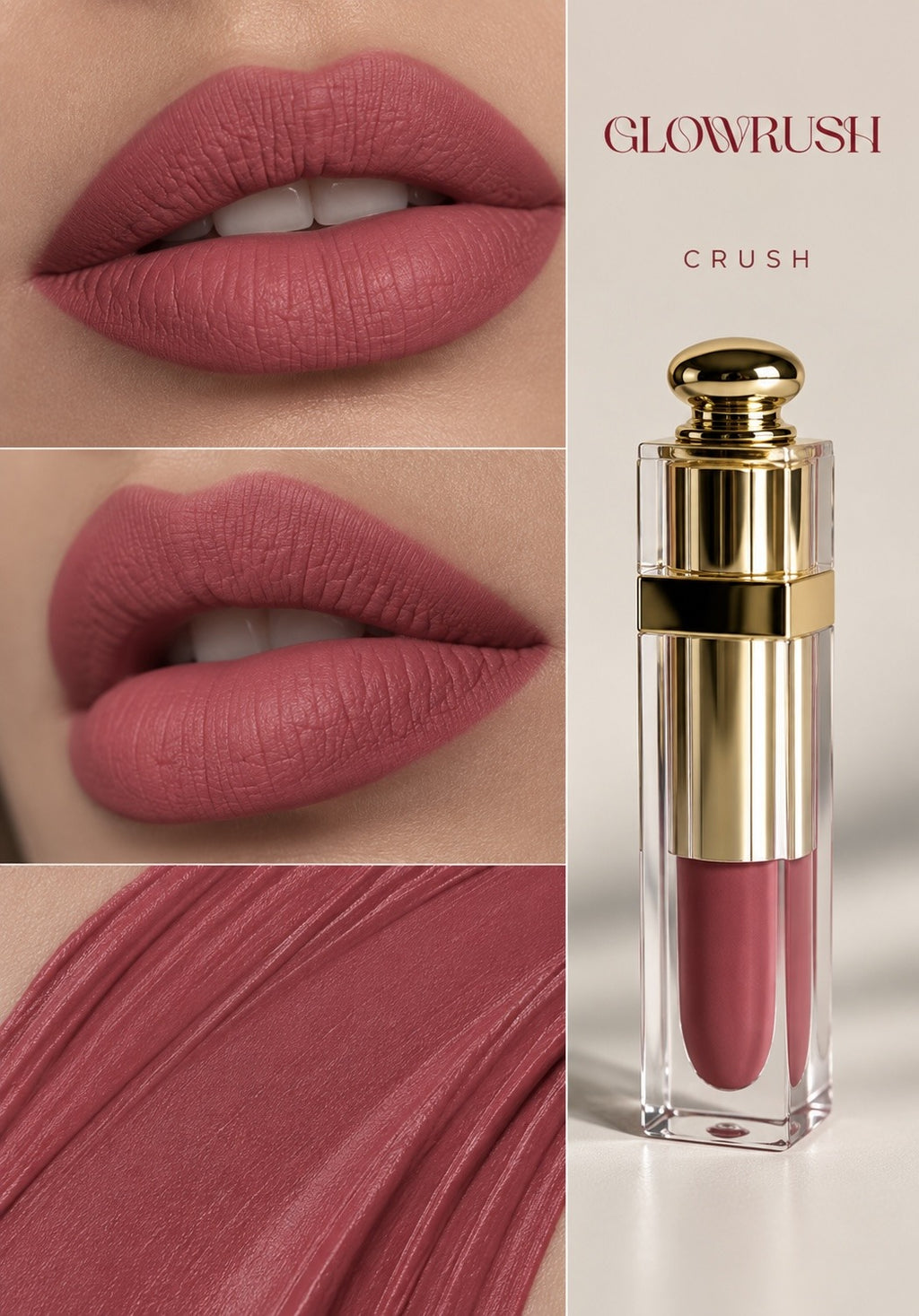 Glowrush Liquid Lipstick – απόχρωση Crush