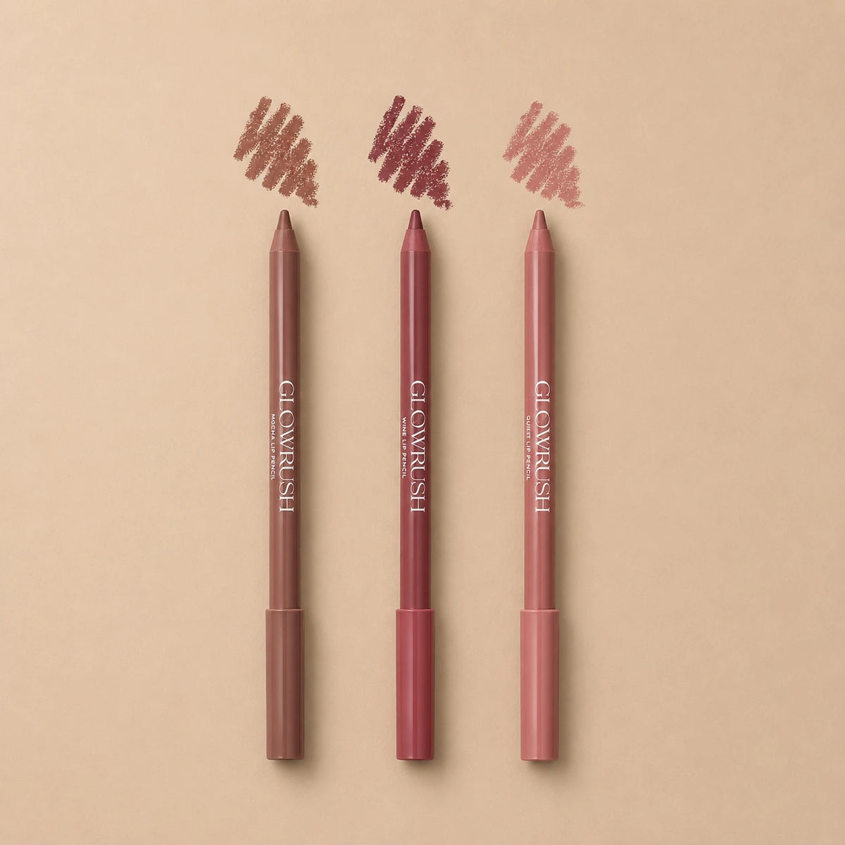 Glowrush Signature Lip Butter Liner – αποχρώσεις Mocha, Wine, Quiet