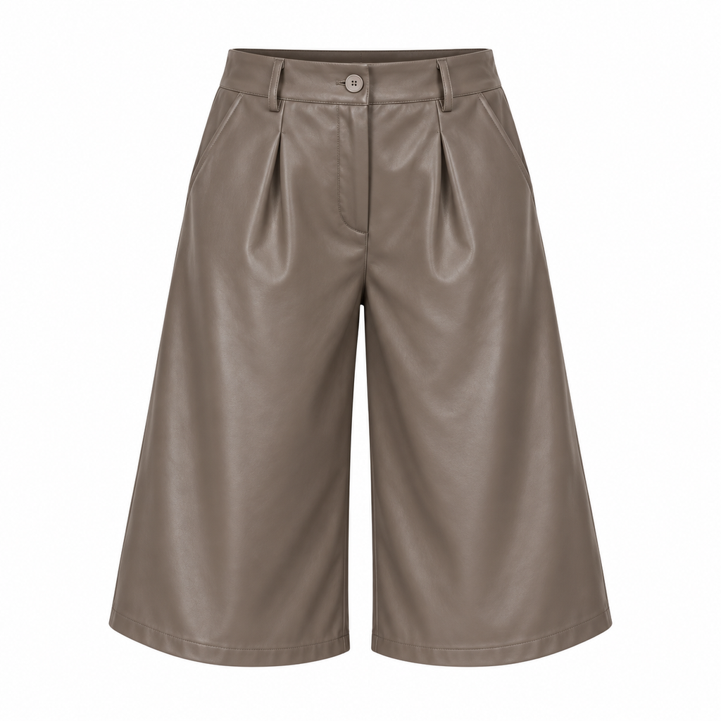 Roxy Leather Βερμούδα Πούρο