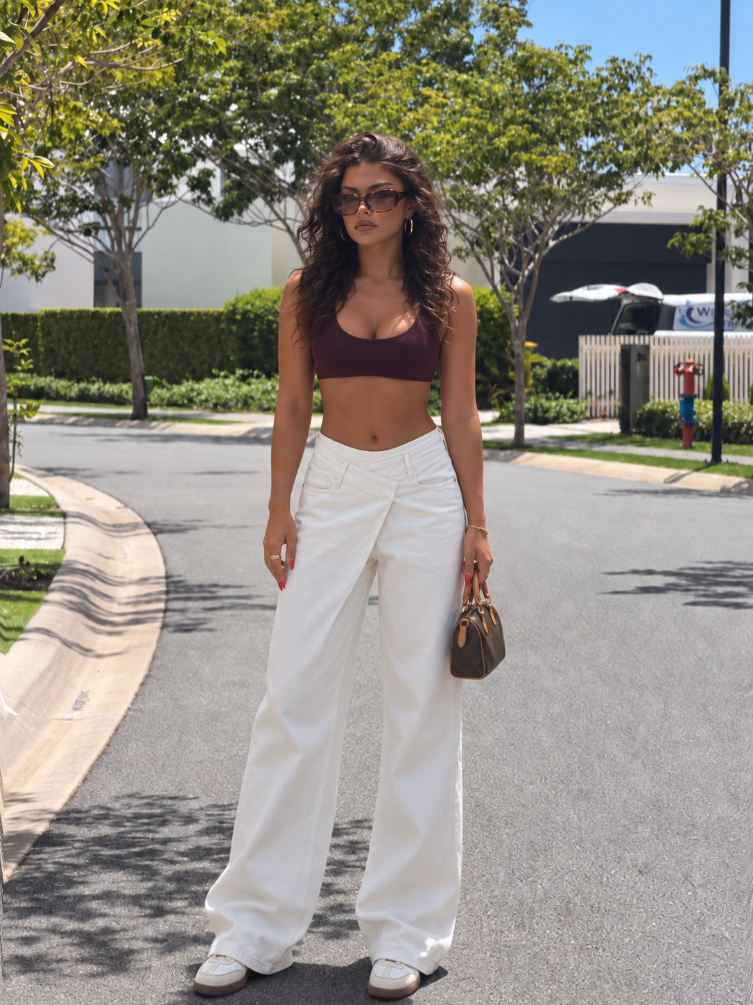 Monica Jeans Λευκό