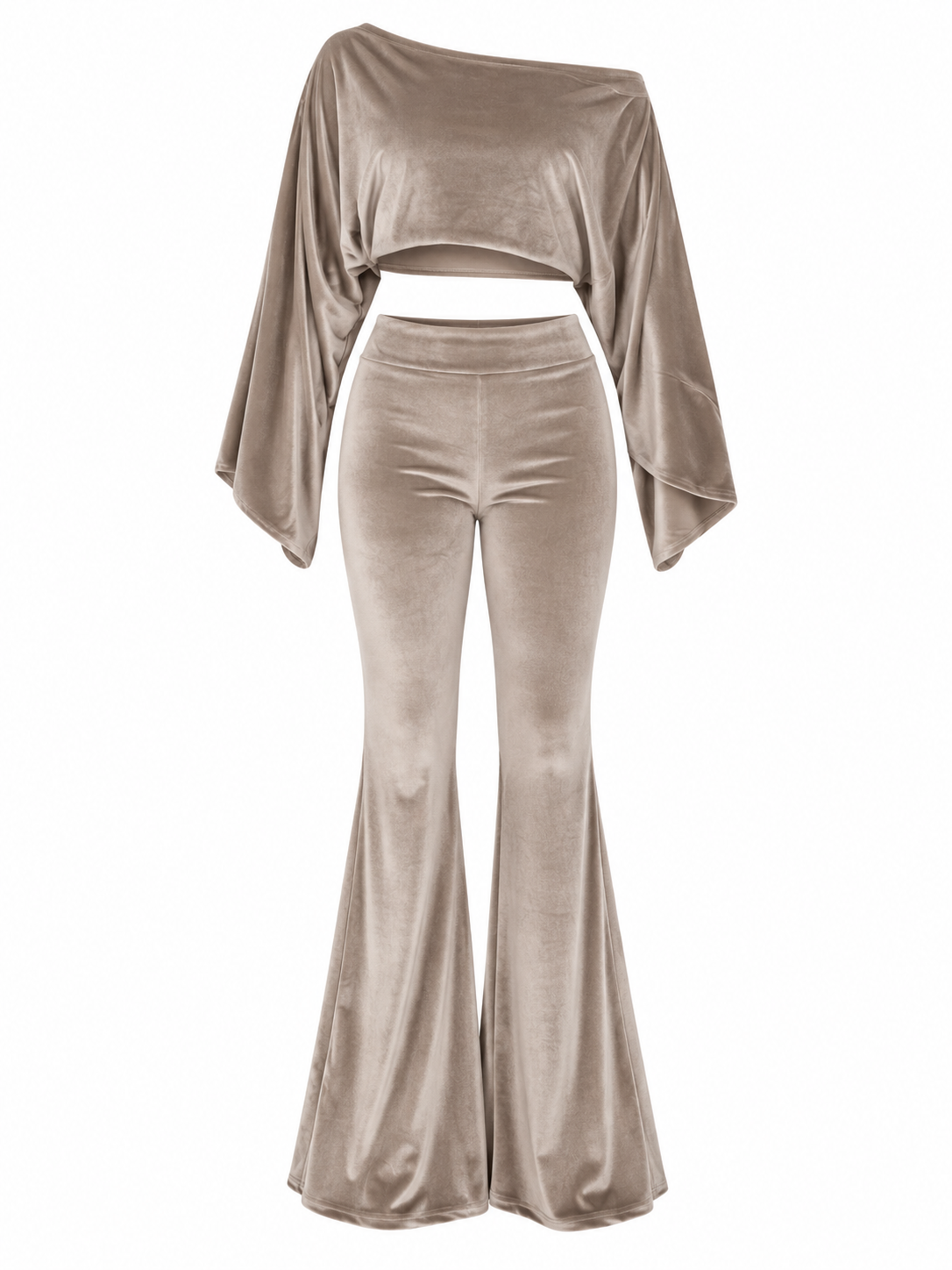 Amora Velvet Set Taupe