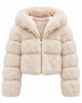 Loulou - Luxury Fur Jacket Εκρού