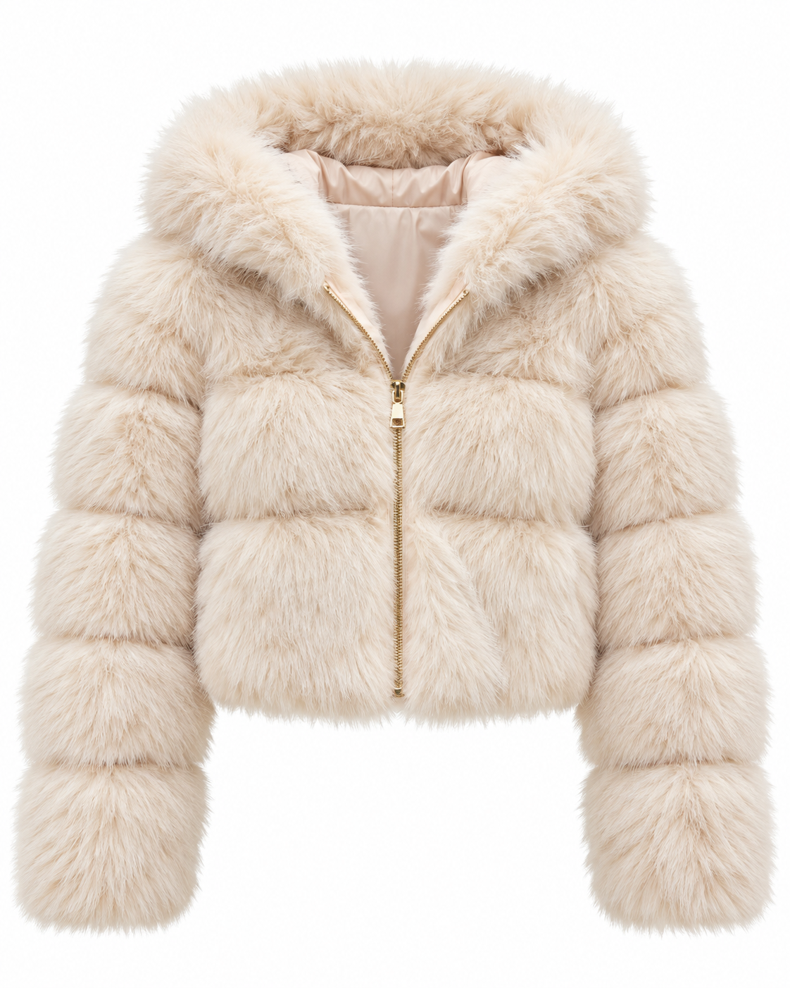 Loulou - Luxury Fur Jacket Εκρού