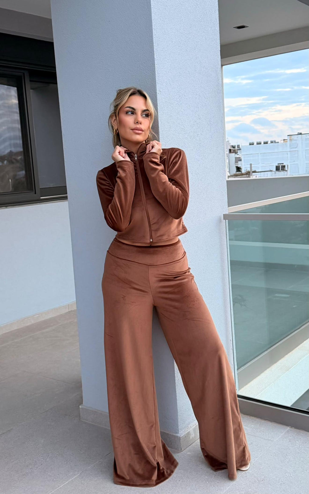 Paulina Set Καφέ