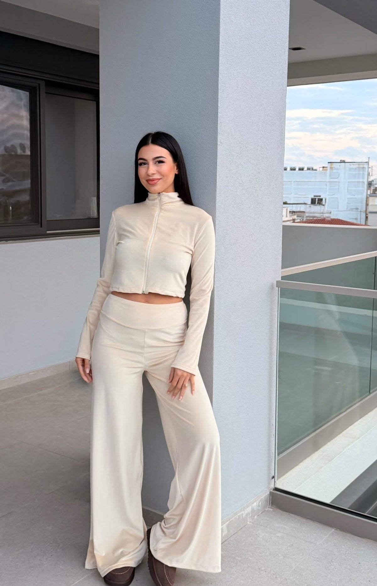 Paulina Set Μπεζ