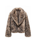 Nivelle Fur Jacket Καφέ