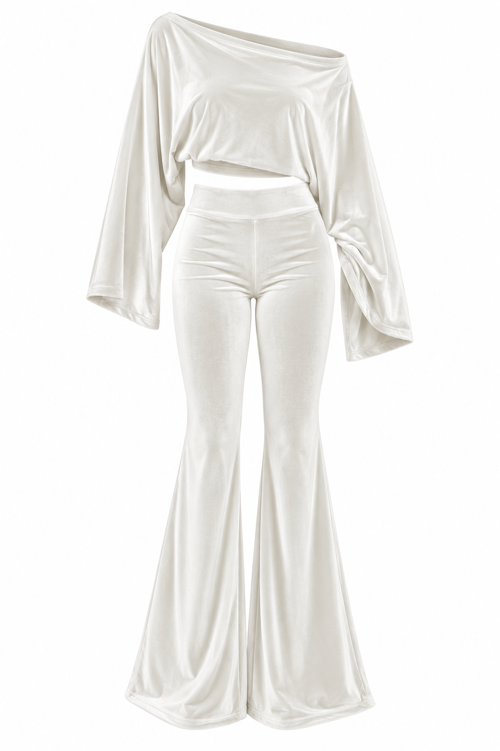 Amora Velvet Set Άσπρο