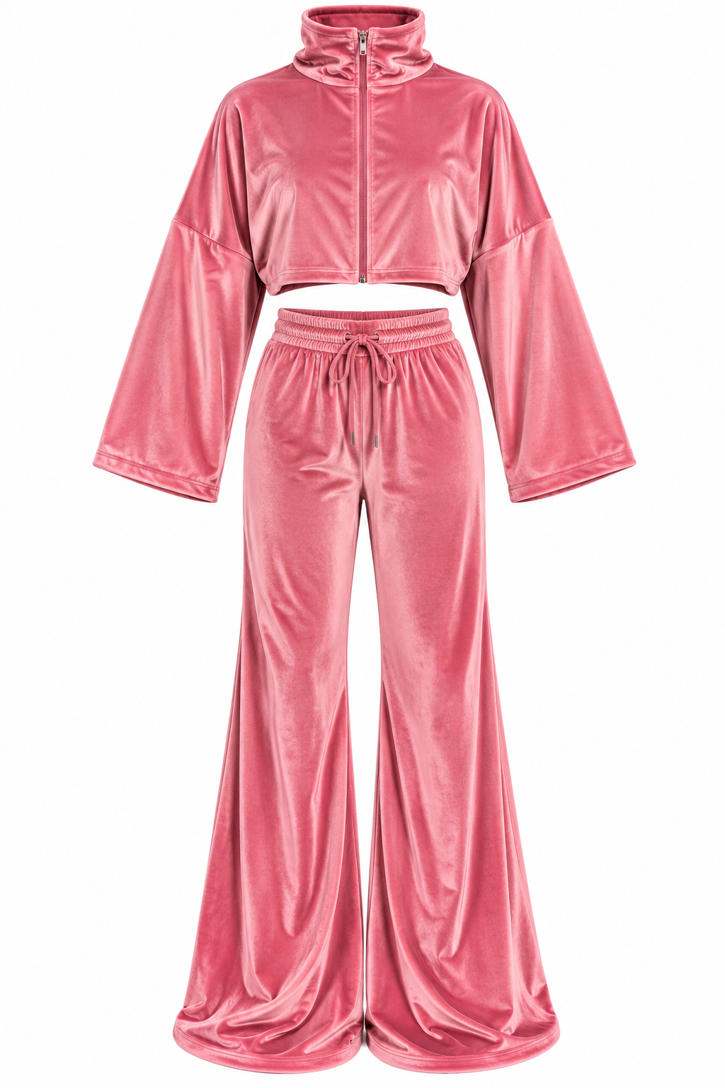 Velisse Crop Set Ροζ