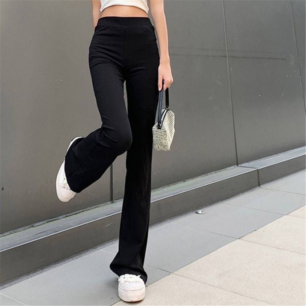 Black Elastic Pants - Image 4