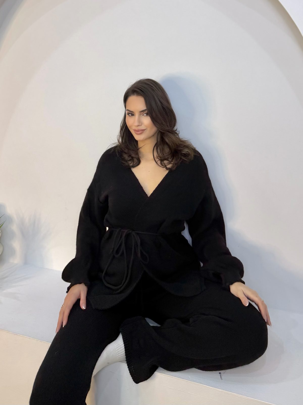 Natalie Knit Set Μαύρο - Image 2