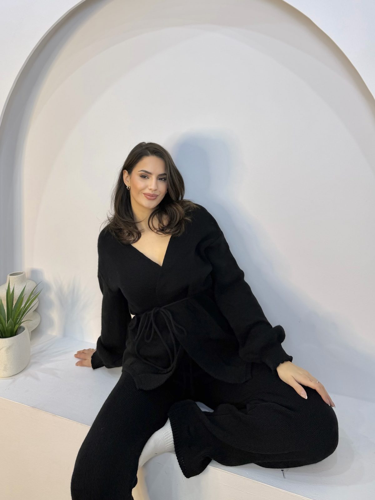 Natalie Knit Set Μαύρο - Image 3