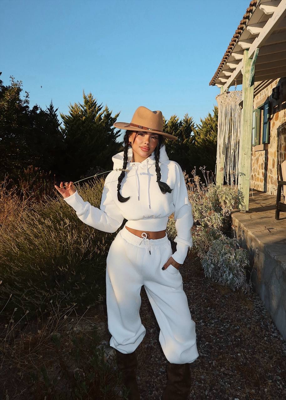 img_3530 Cuddle Set Κουκούλα Φούτερ Λευκό - Image 1