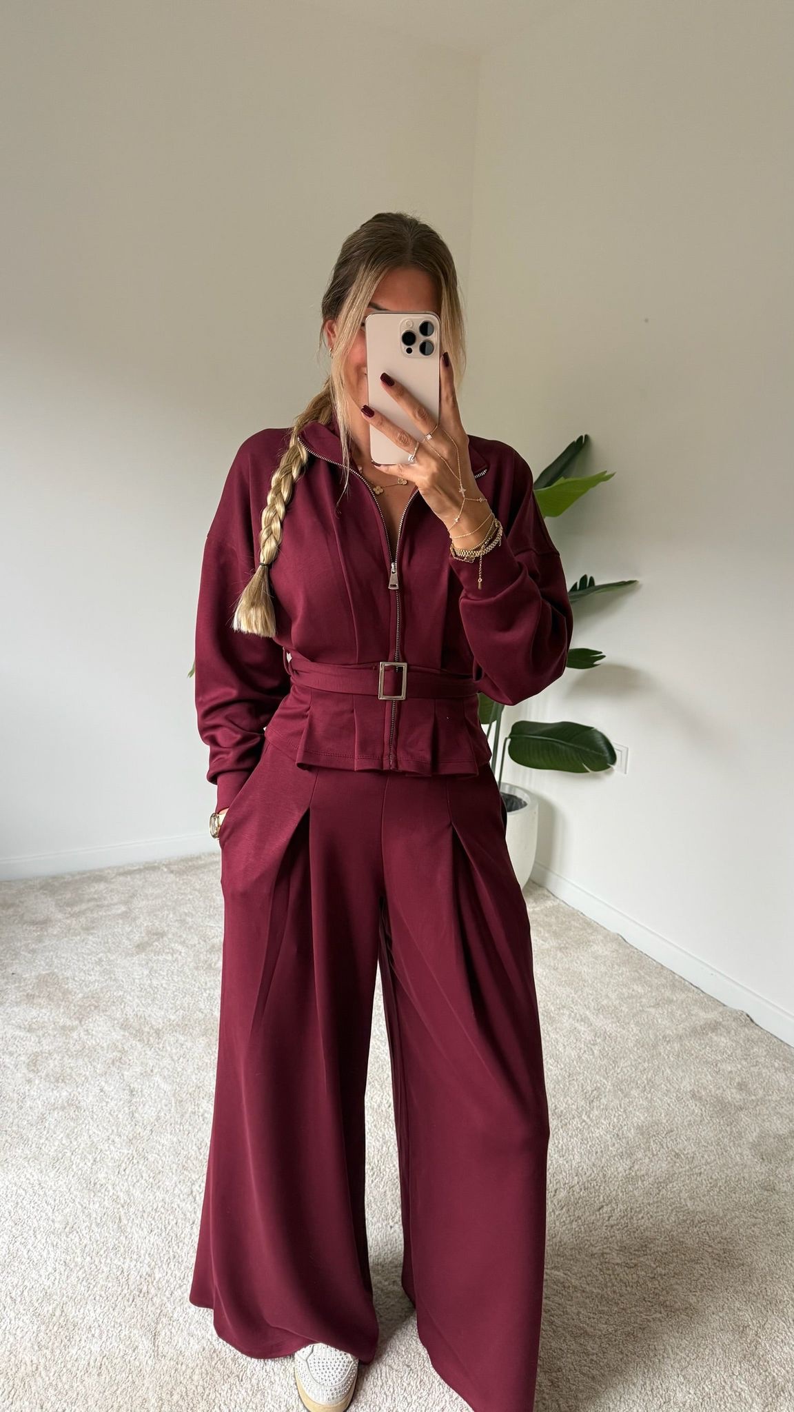 d38b0398-c4d9-4a48-acfe-7e767a97f154 Amelia Set Βουργουνδί - Image 1