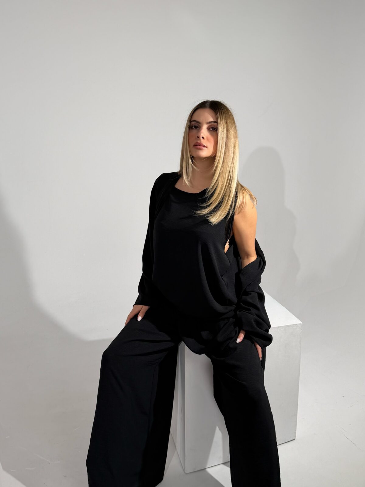 Tiffany Plus Size Set Μαύρο - Image 2