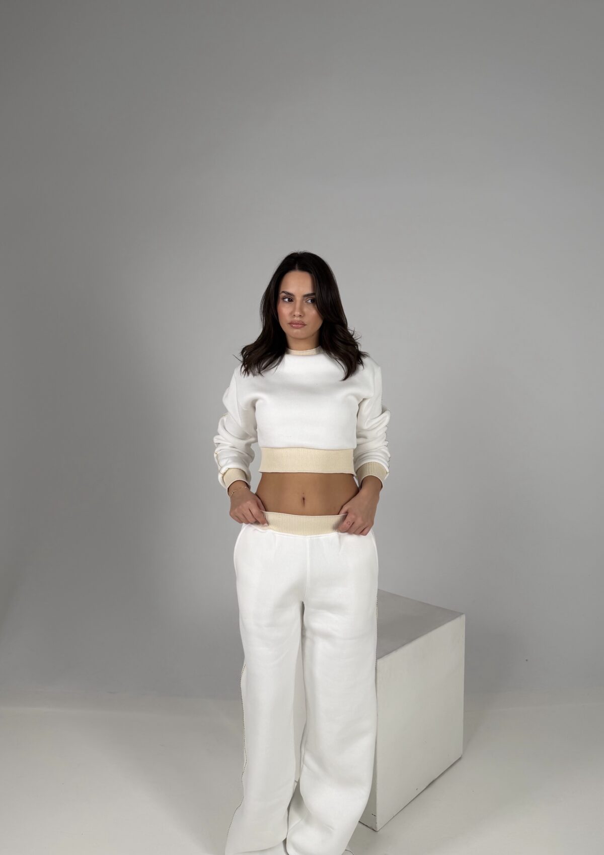 Cozy Fleece Set Λευκό - Image 5