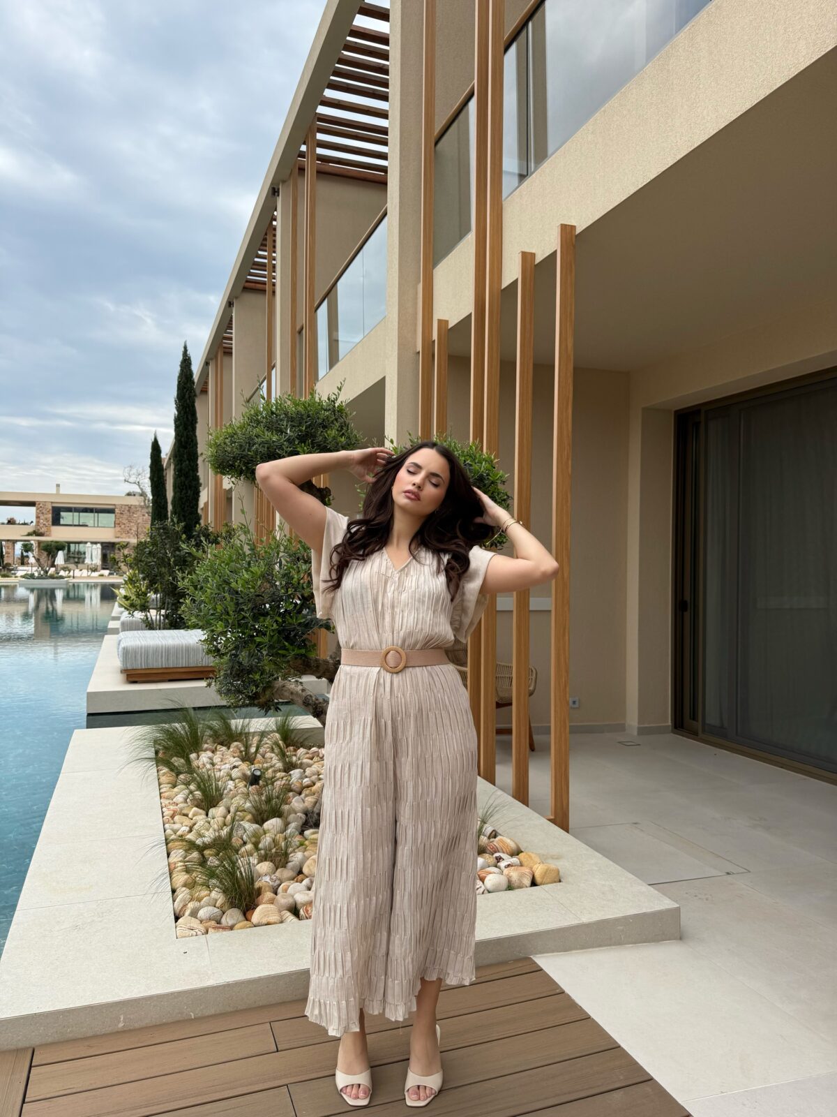 Royal Jumpsuit Μπεζ - Image 2