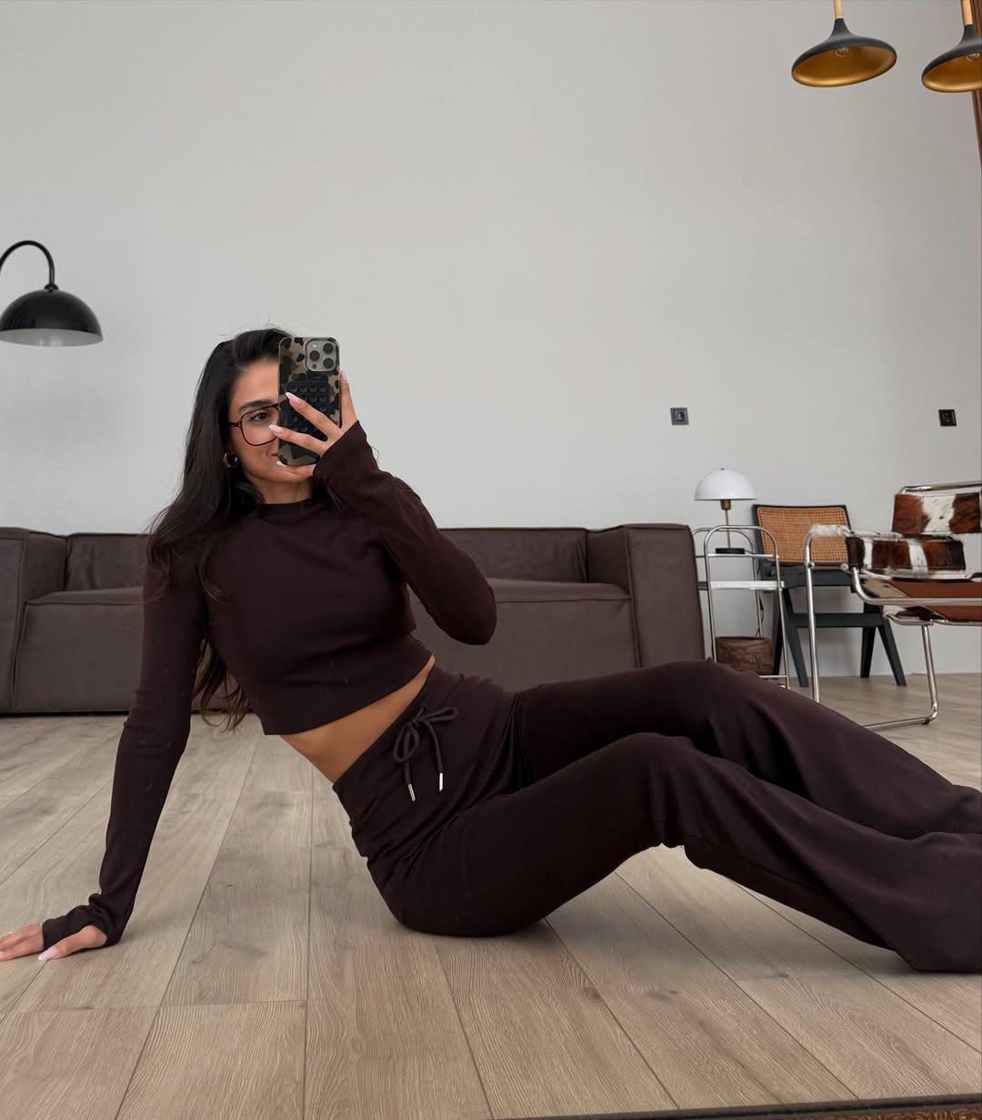 cc6594bf-c8f2-4b1e-9108-028e46abdecd Basic Athletic Set Καφέ - Image 1