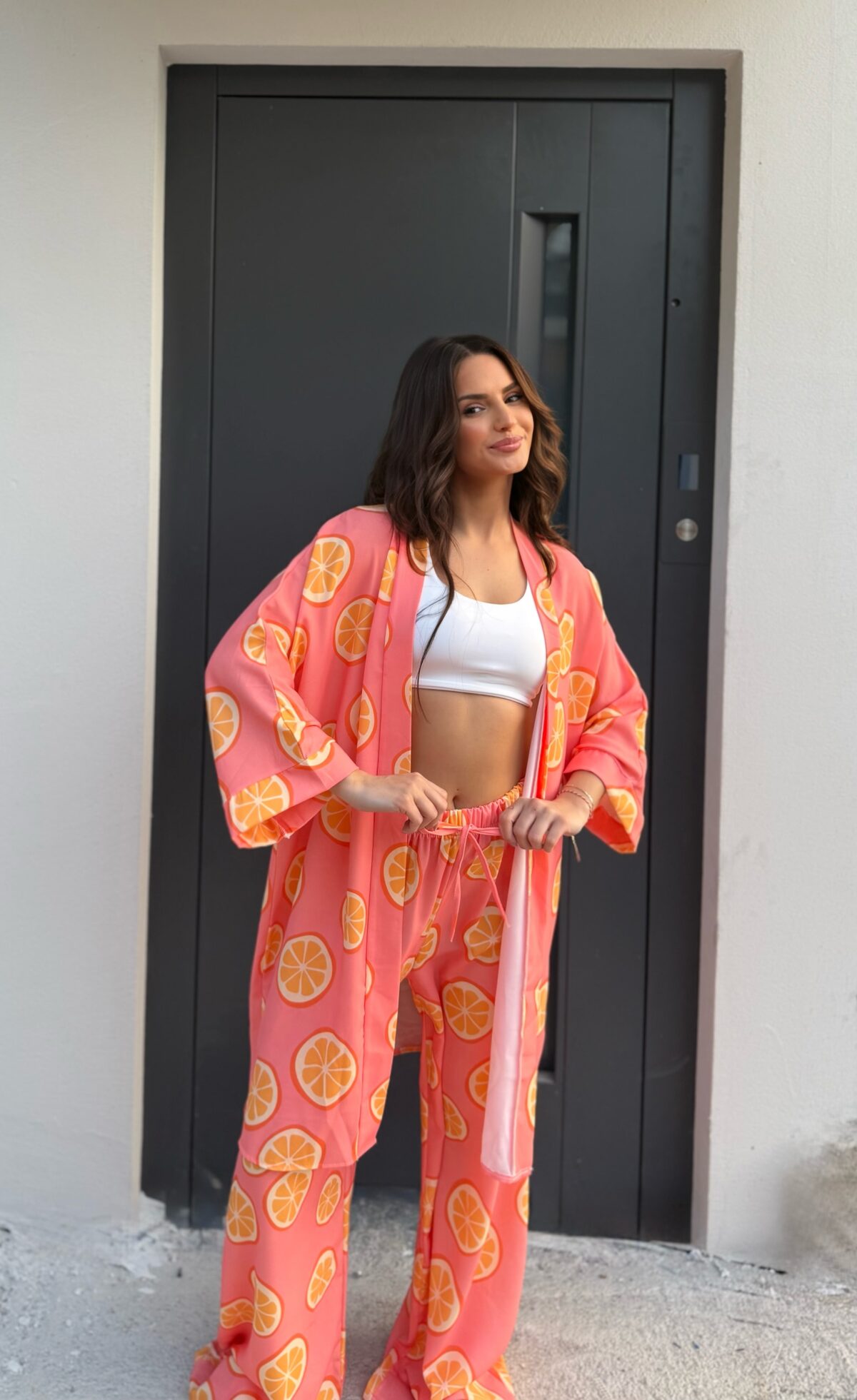 Dreamy Kimono Πορτοκάλια - Image 2
