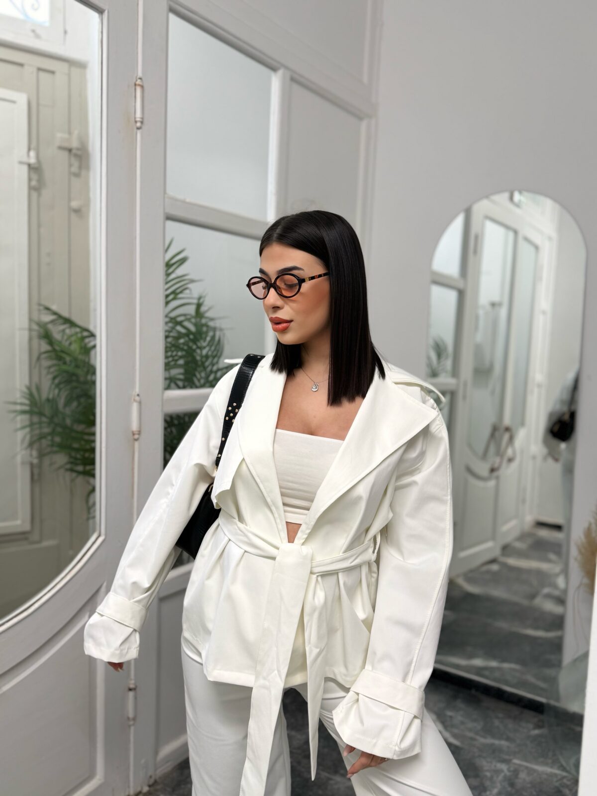 Spring Jean Set Λευκό - Image 3