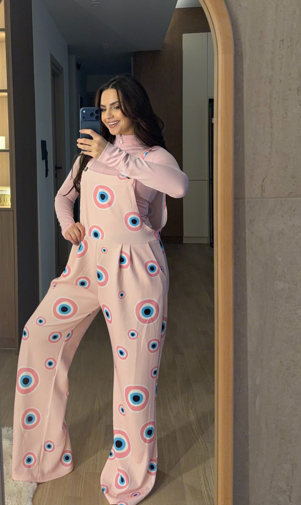 Σαλοπετα Εγκυμοσύνης Ροζ Ματάκια - Image 3