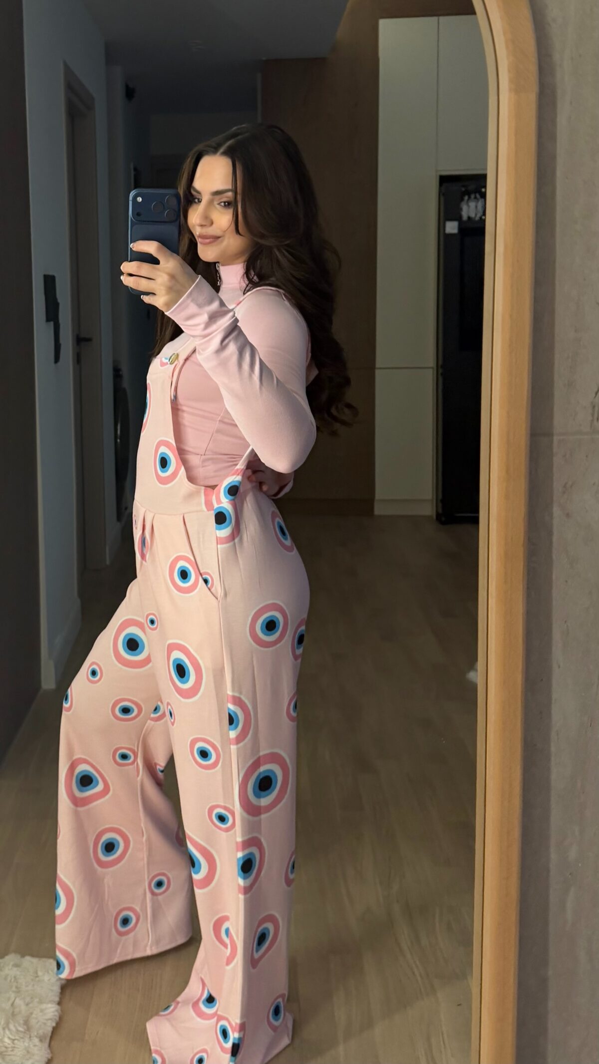 Σαλοπετα Εγκυμοσύνης Ροζ Ματάκια - Image 2