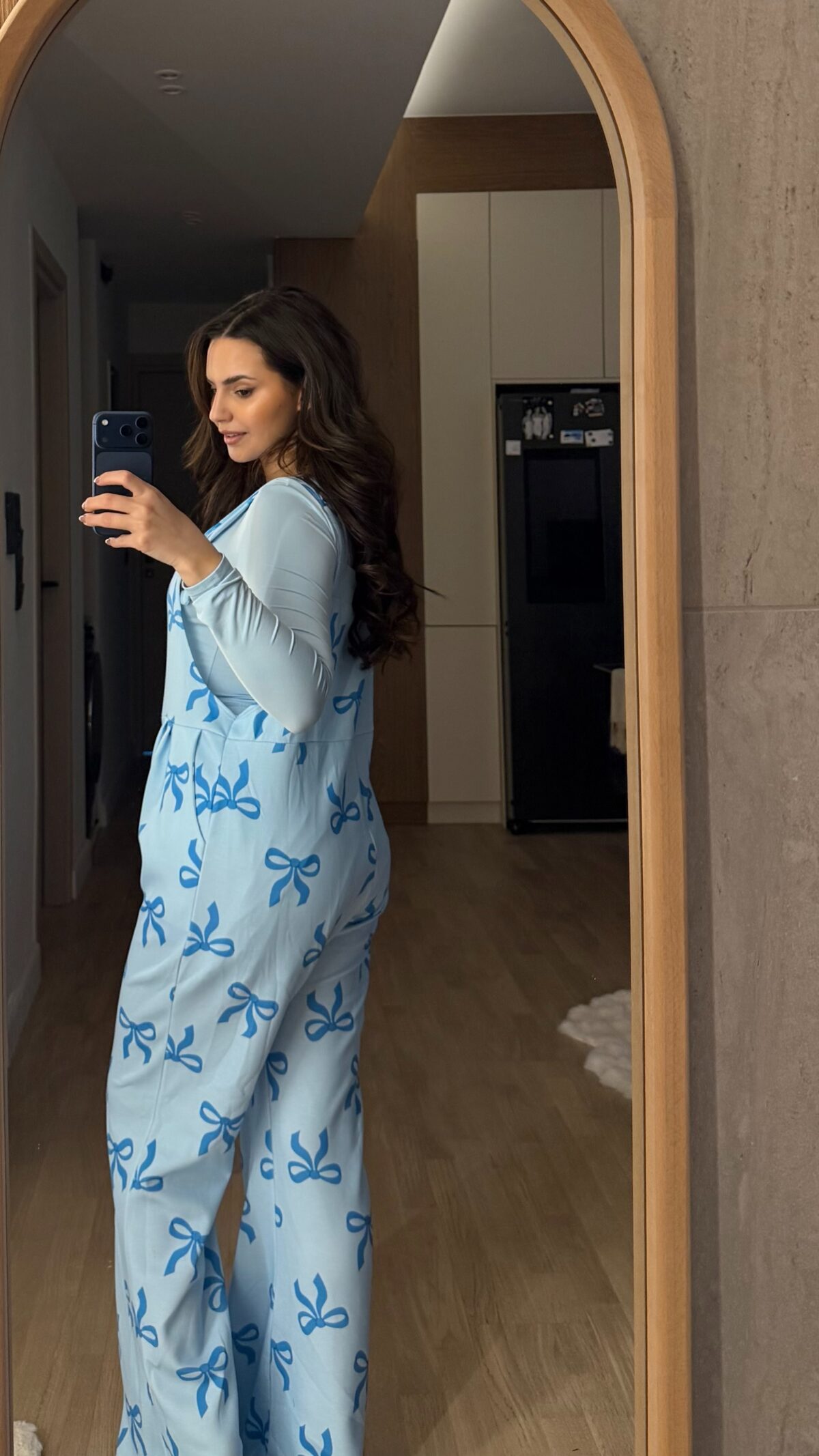 Σαλοπετα Εγκυμοσύνης Γαλάζιοι Φιόγκοι - Image 3