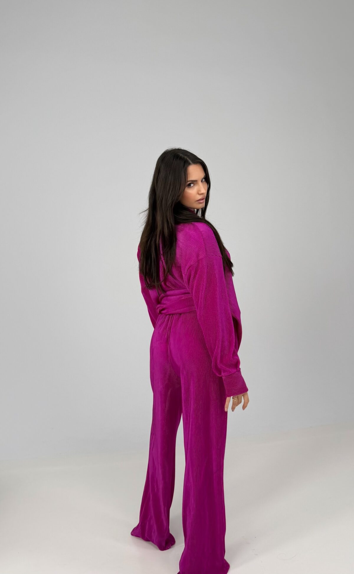 Carla Πλισέ Σετ Μαντζεντα - Image 2