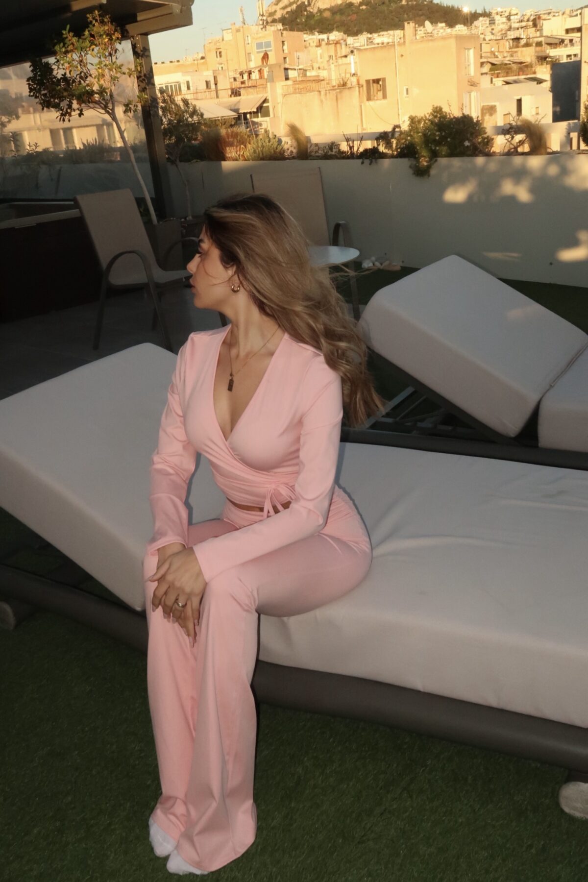 Yoga Set Ροζ - Image 3