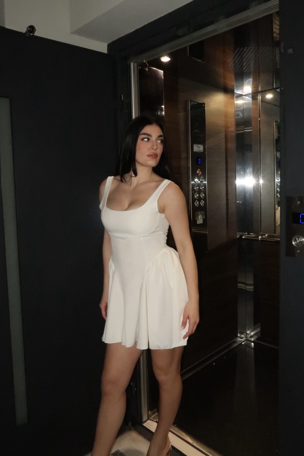 Polly Dress Λευκό - Image 3