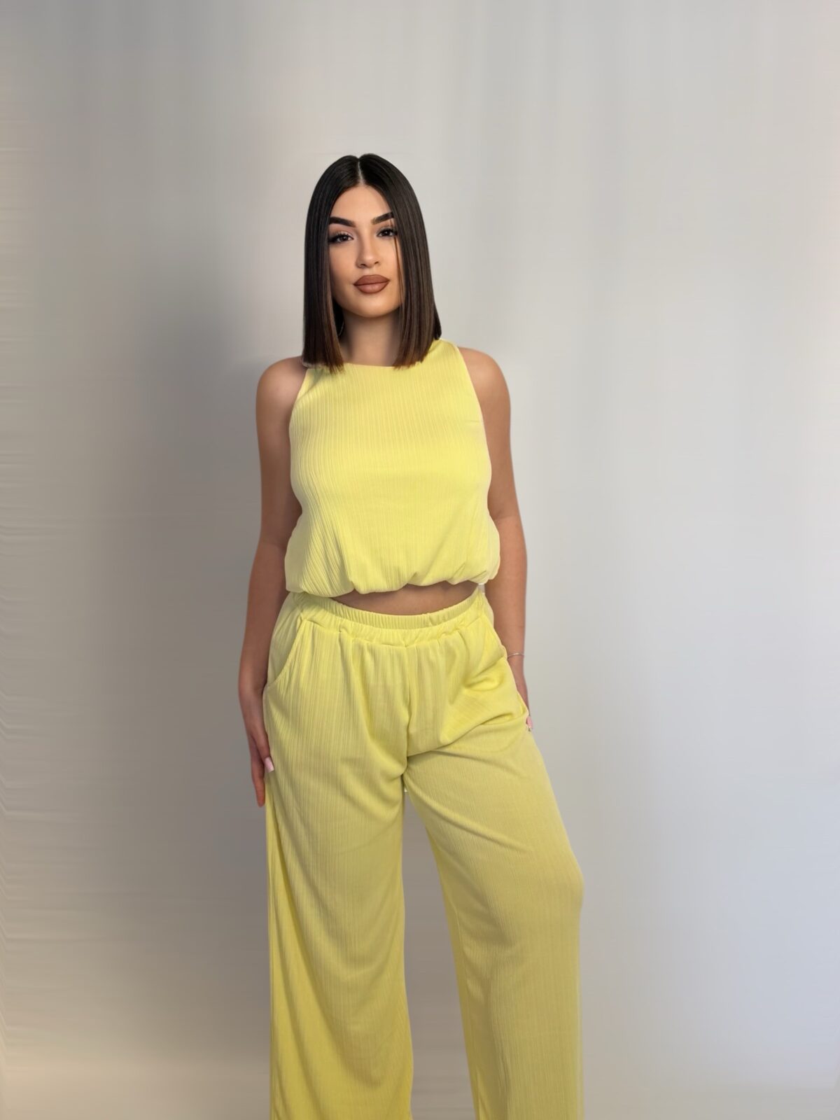 Ventel Set Κίτρινο Με Χρυσή Χάντρα - Image 2