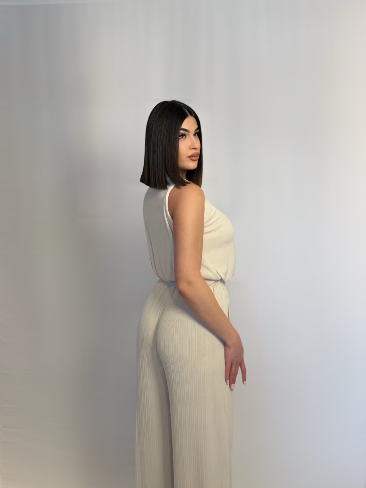 Ventel Set Εκρού Με Χρυσή Χάντρα - Image 2