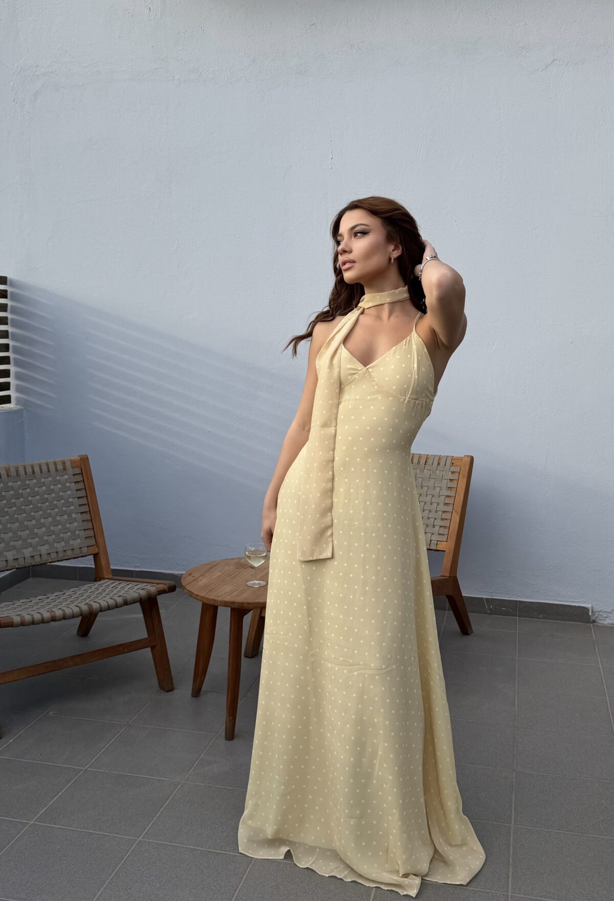 Iliana’s Dress Κίτρινο - Image 3