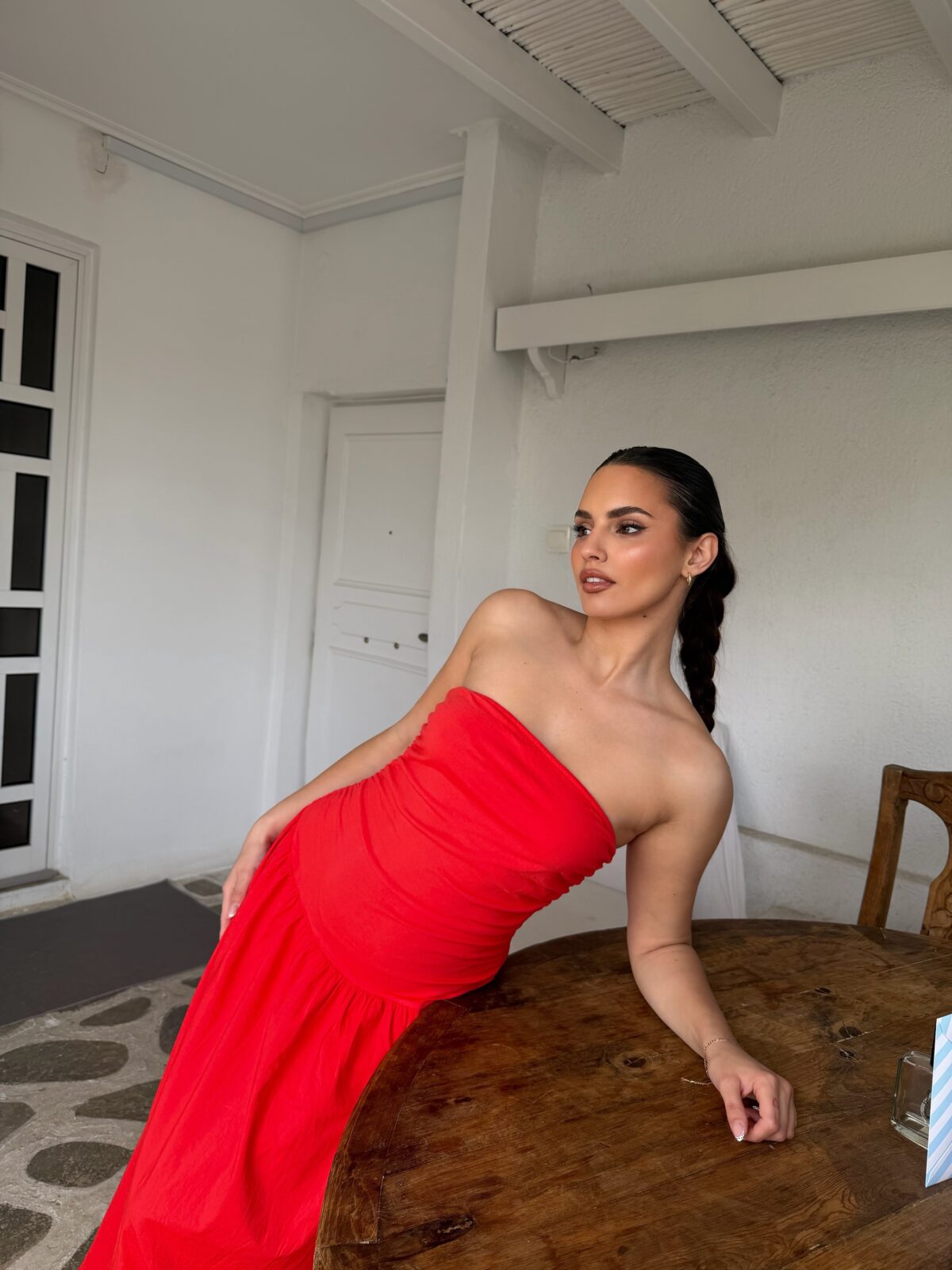 Aura Dress Κόκκινο - Image 3