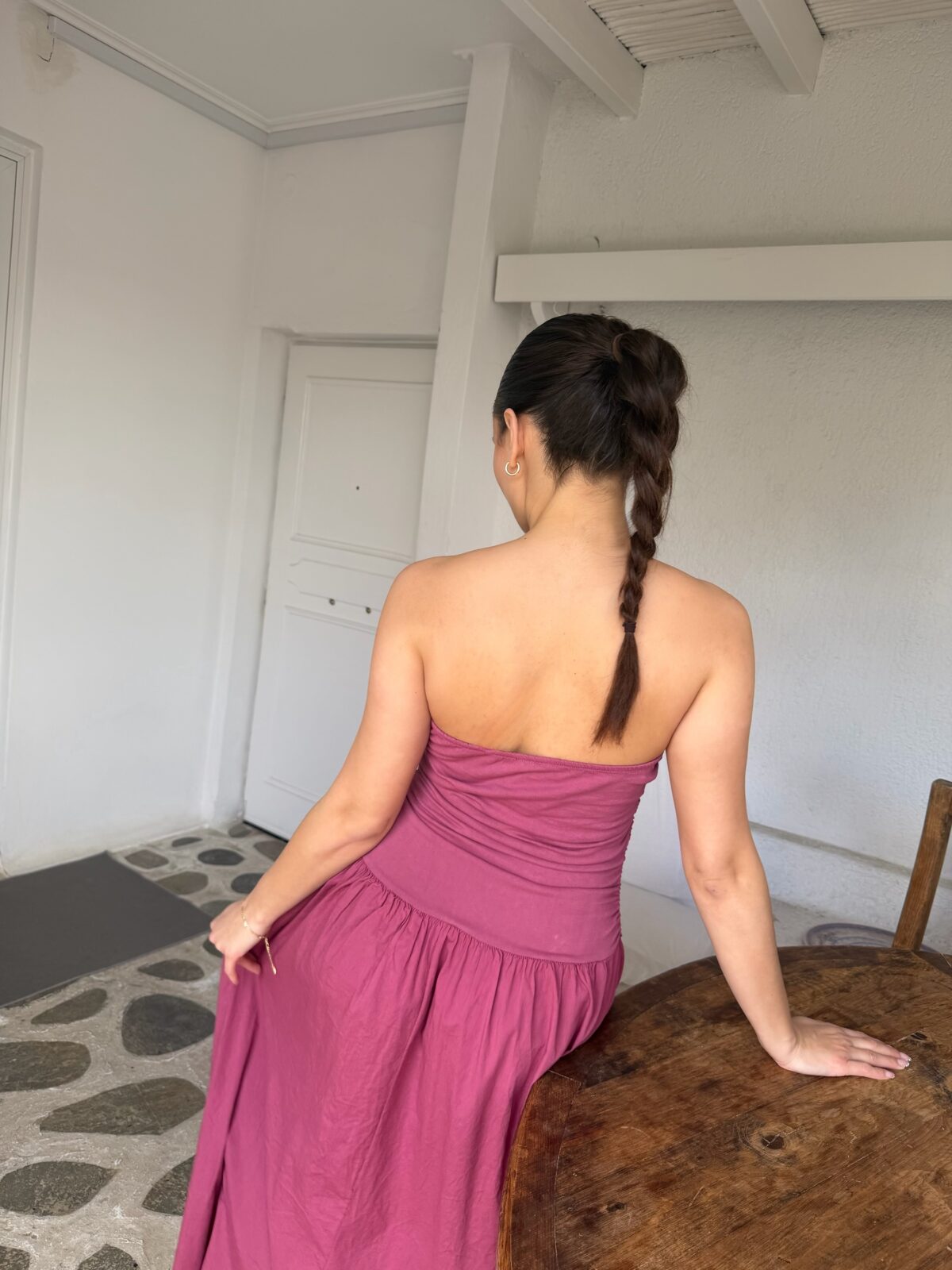 Aura Dress Μαντζέντα - Image 3