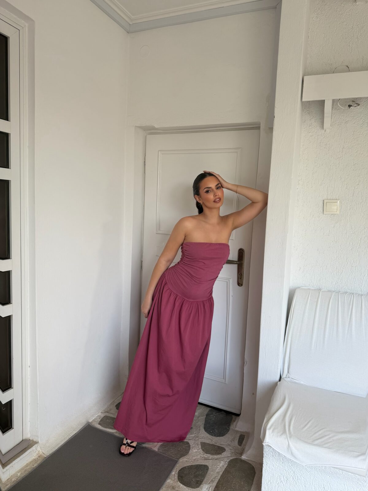 Aura Dress Μαντζέντα - Image 2