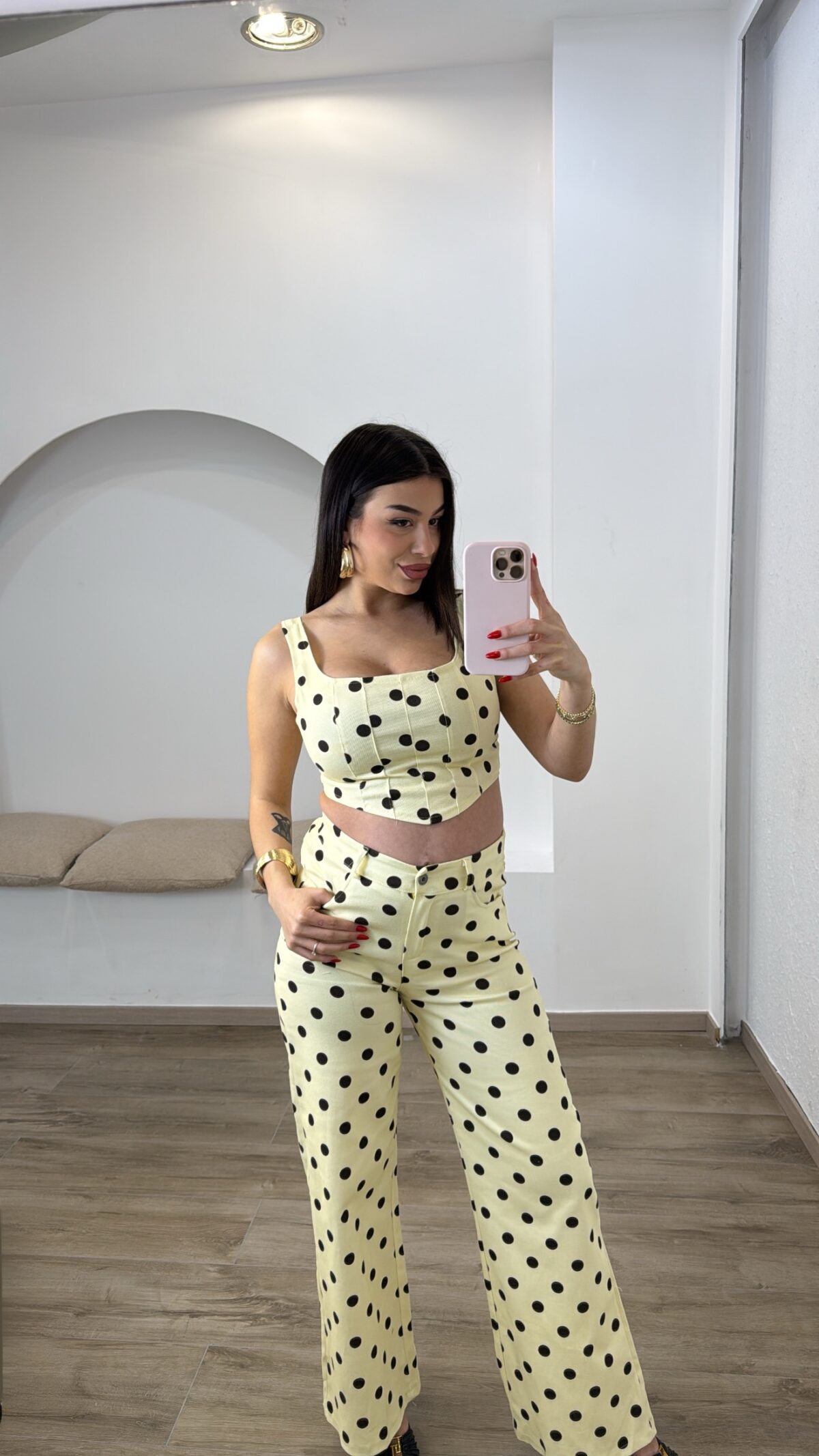 Dot Jean Set Κίτρινο - Image 2