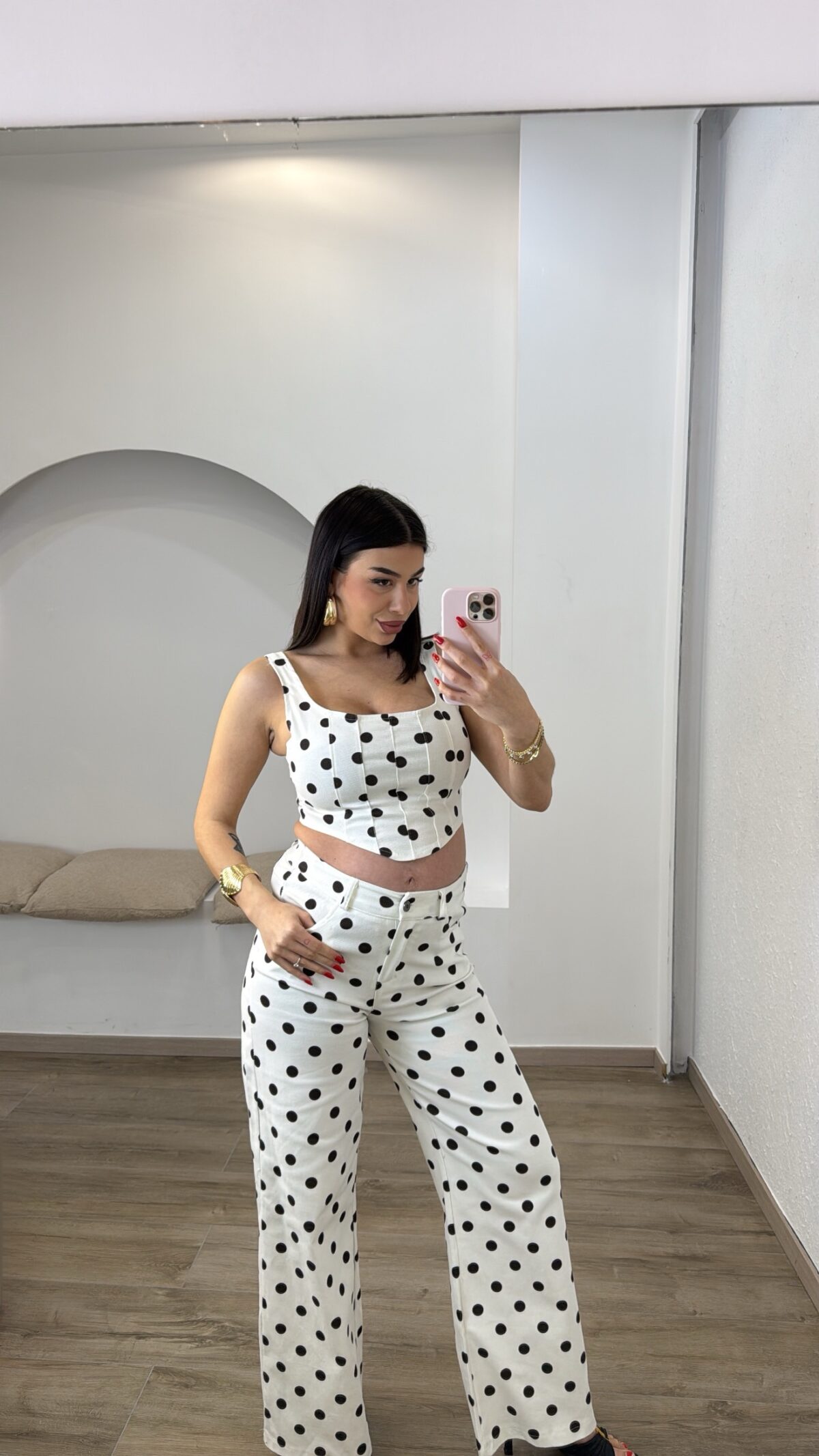 Dot Jean Set Λευκό - Image 2