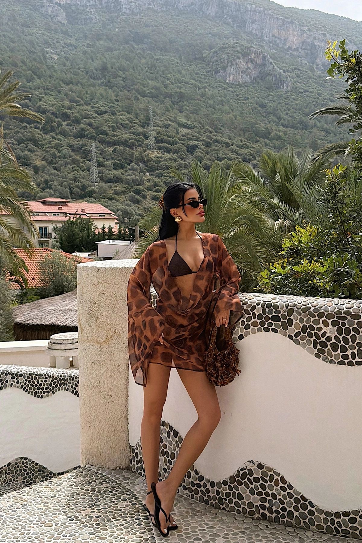 1658e20c-b7b4-4fe0-8cb2-6ced33a17bdc Beachwear Cover Up Leopard - Image 1