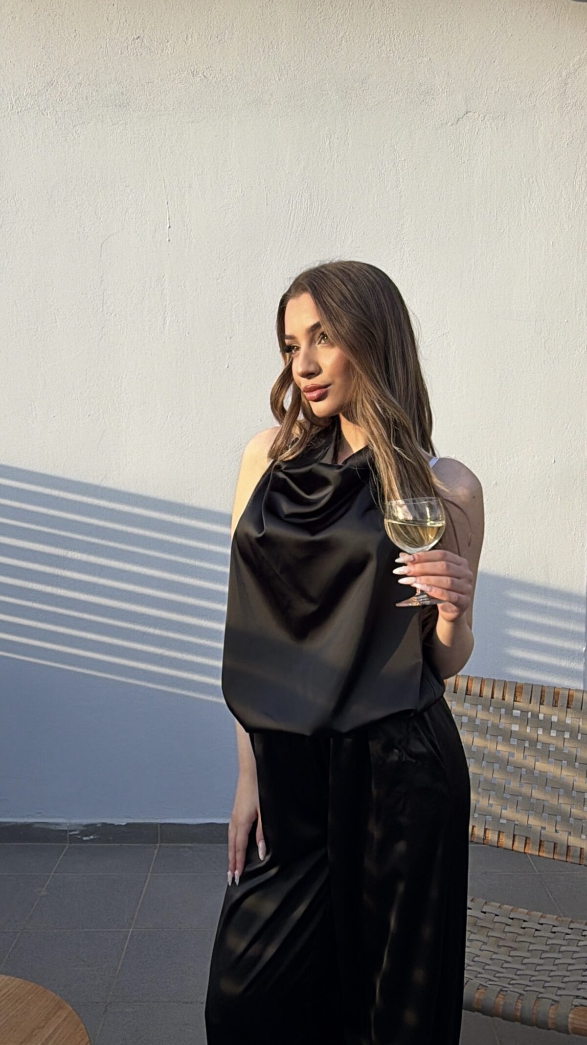 Satin Set Μαύρο - Image 3