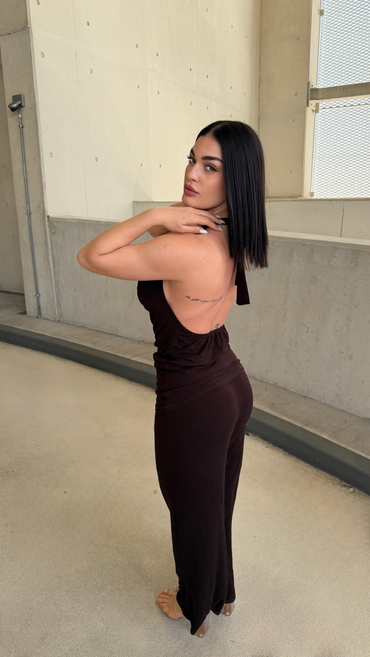 Amy Set Καφέ - Image 4