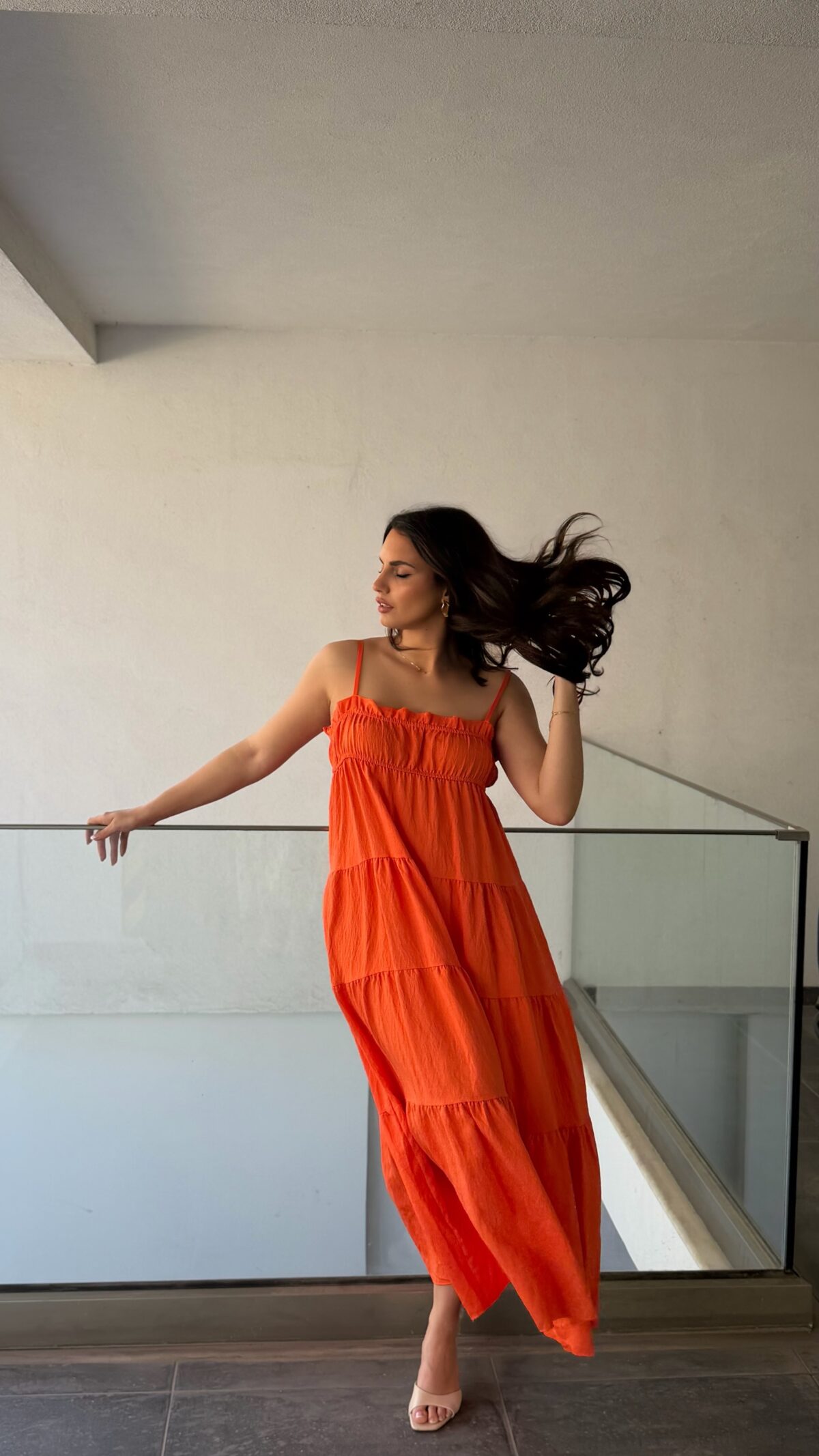 Nara Maxi Dress Πορτοκαλί - Image 2