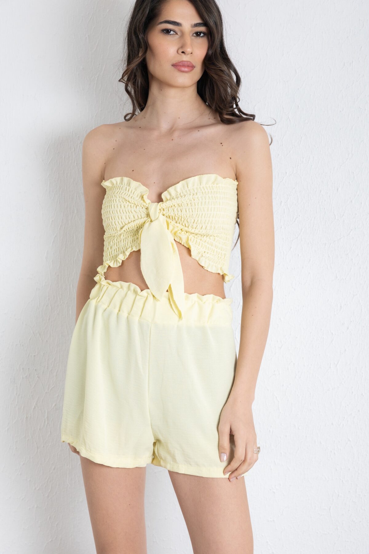 Bluebell Strapless Set Κίτρινο - Image 2