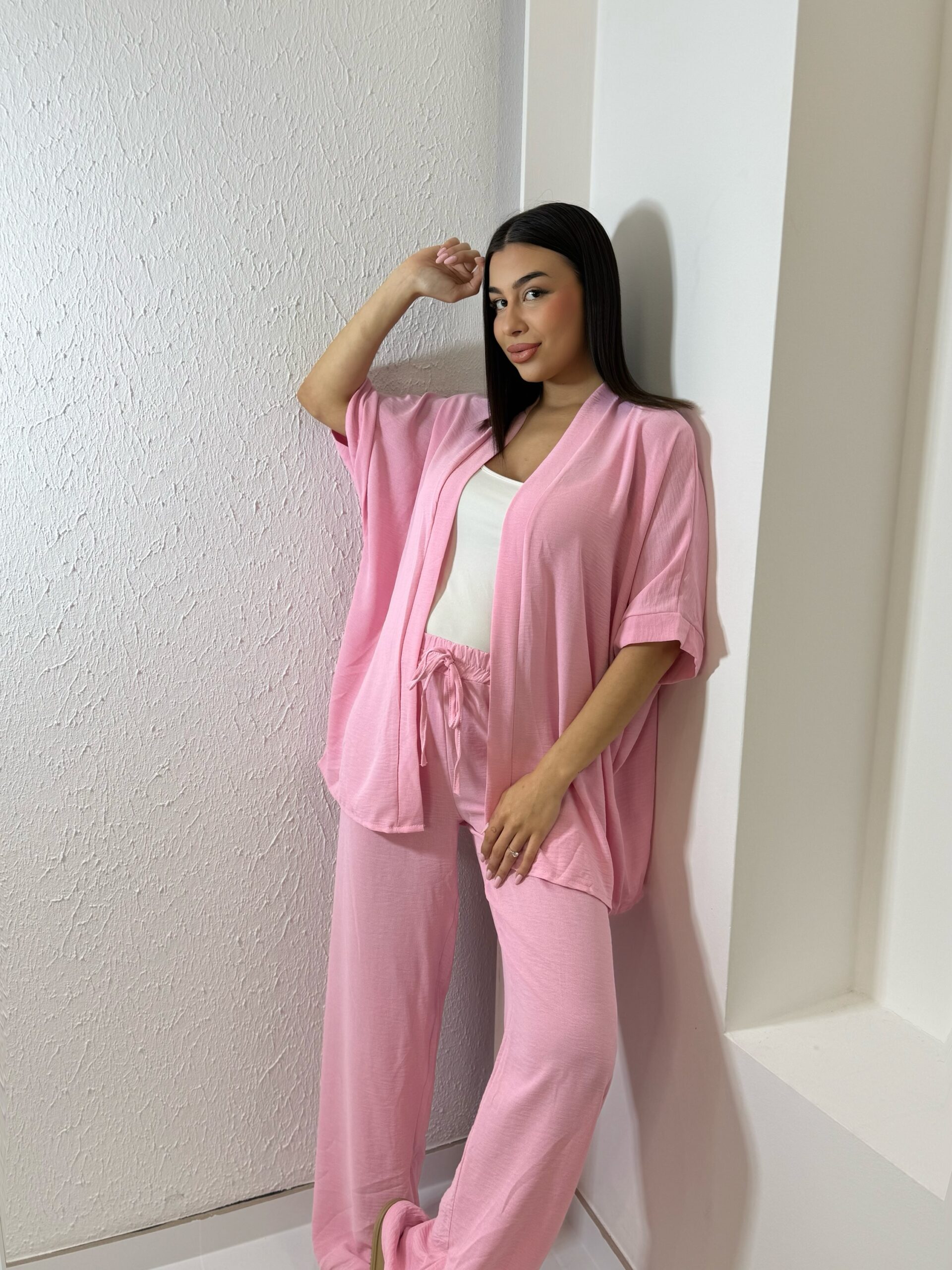img_7021 Best Seller Kimono Set Ροζ - Image 1