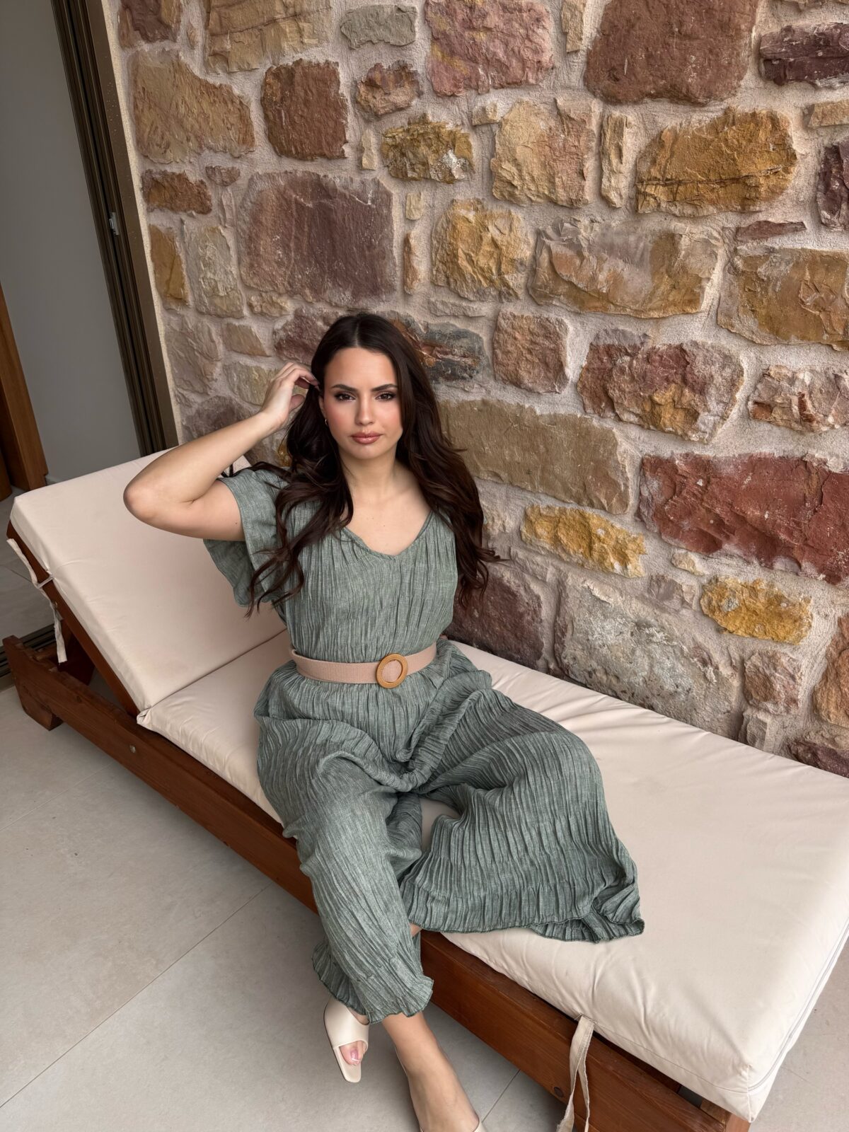 Royal Jumpsuit Dusty Green - Image 2